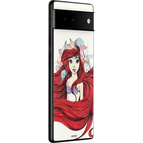 Disney The Little Mermaid Ariel Illustration Google Pixel 6 Pro Skin